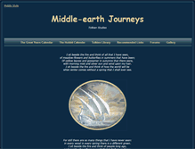 Tablet Screenshot of middle-earth-journeys.com